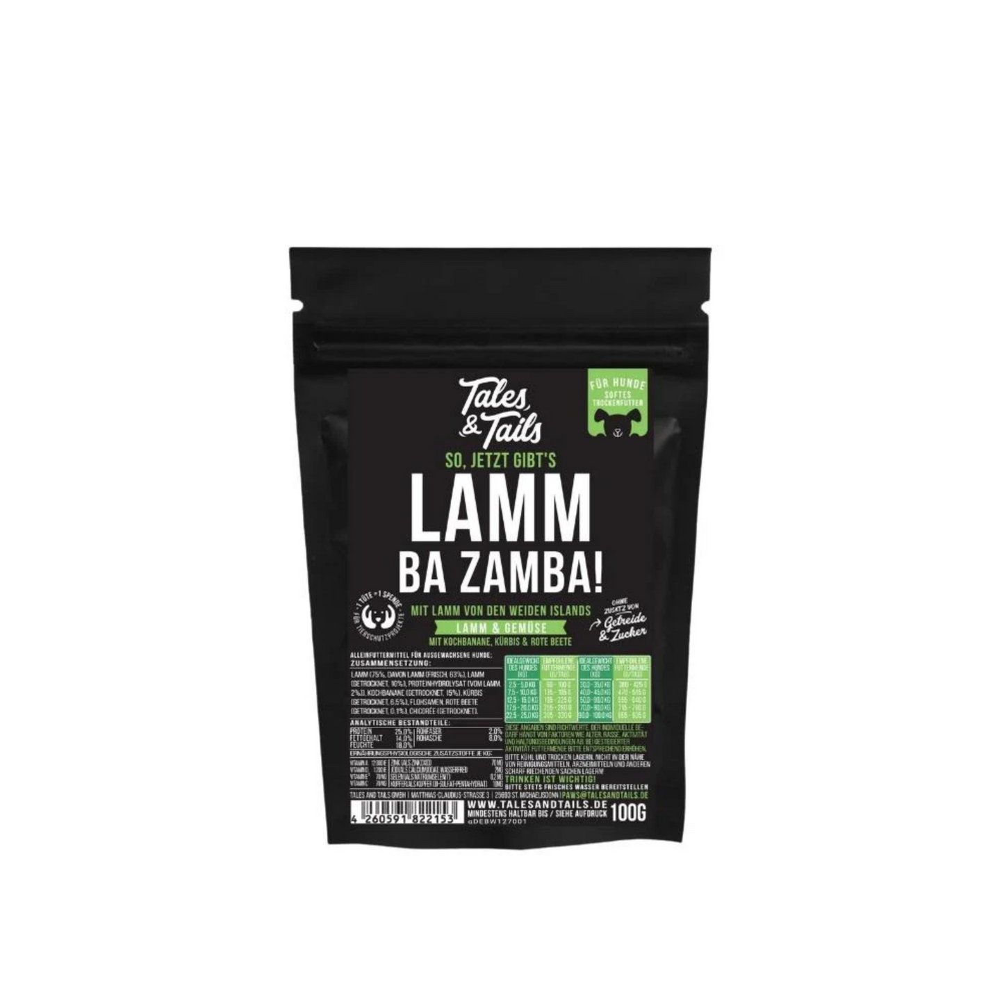 LammBa Zamba – softes Trockenfutter mit Lamm