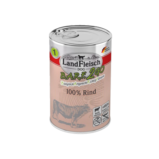 LandFleisch B.A.R.F.2GO - 100% vom Rind