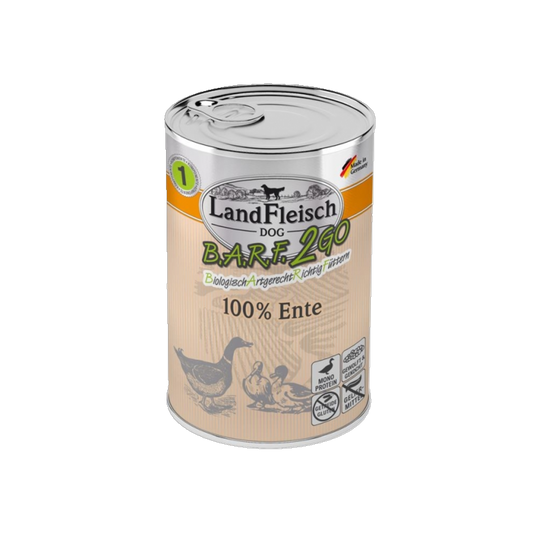 LandFleisch B.A.R.F.2GO - 100% von der Ente