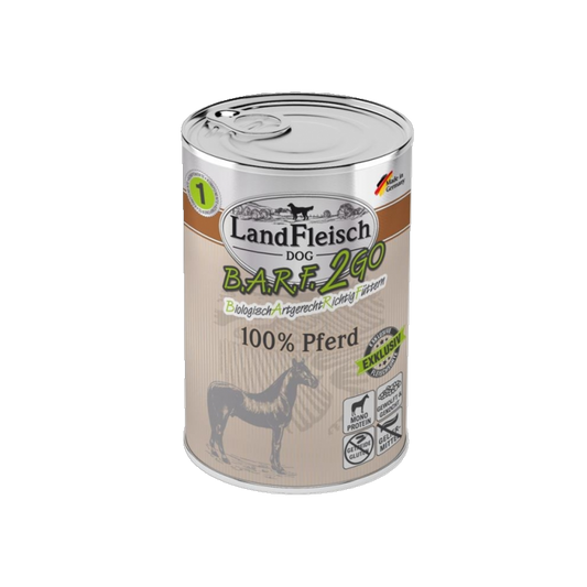 LandFleisch B.A.R.F.2GO - Exklusiv 100% vom Pferd
