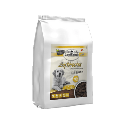 Landfleisch Dog - Softbrocken mit Huhn