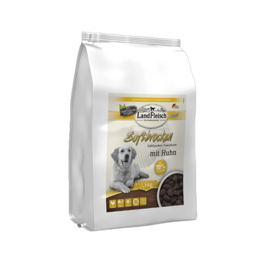 Landfleisch Dog - Softbrocken mit Huhn