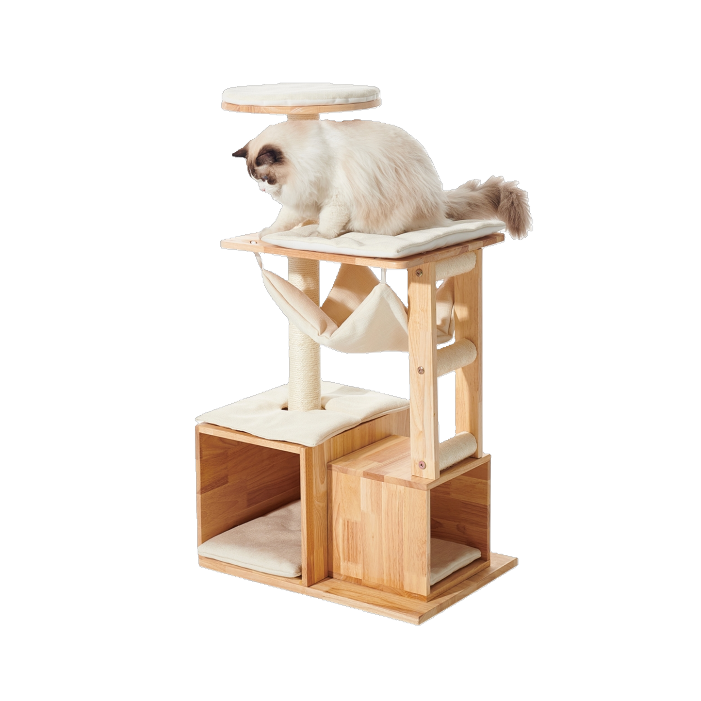 Ligno Kratzbaum – Stilvoller Spiel- & Entspannungsplatz für Ihre Katze