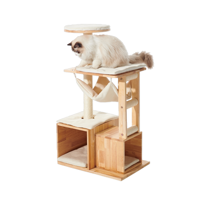 Ligno Kratzbaum – Stilvoller Spiel- & Entspannungsplatz für Ihre Katze