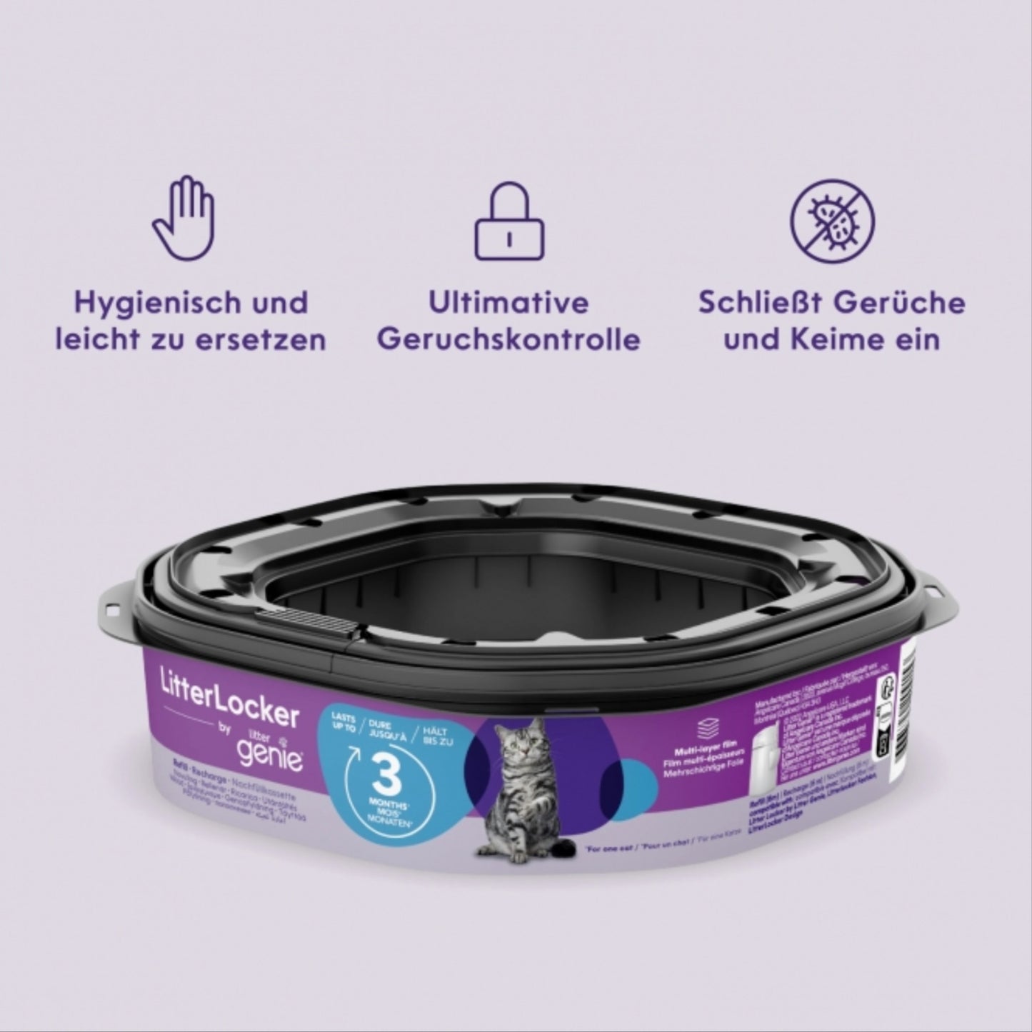 LitterLocker by Litter Genie® XL Nachfüllkassette – Frische & Hygiene für Ihr Zuhause