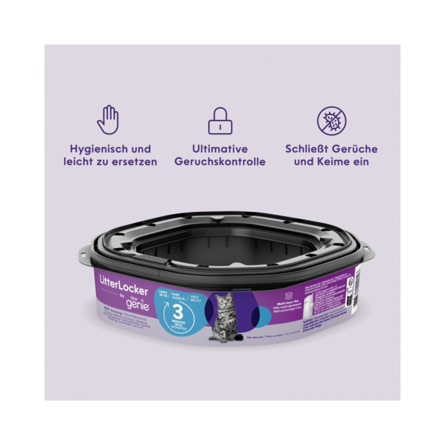 LitterLocker by Litter Genie® XL Nachfüllkassette – Frische & Hygiene für Ihr Zuhause