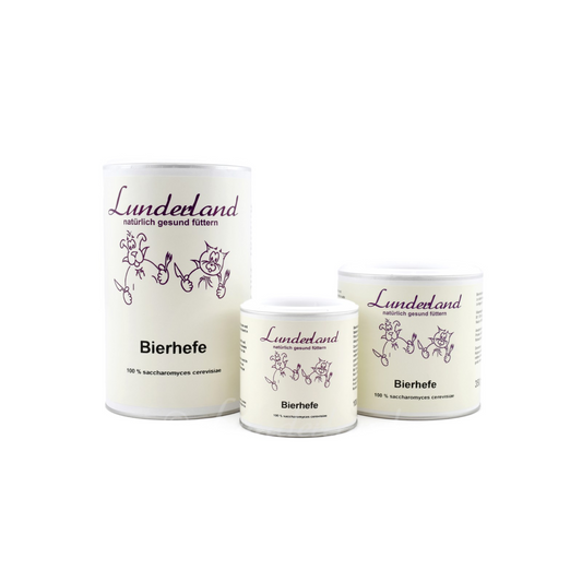 Lunderland Bierhefe – 100 % Saccharomyces cerevisiae für Hunde & Katzen