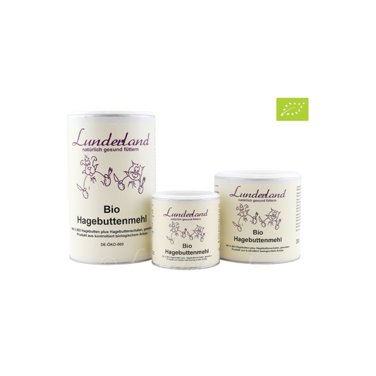 Lunderland Bio-Hagebuttenpulver für Hunde & Katzen – Gelenke & Immunsystem