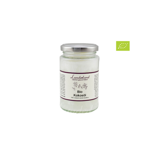 Lunderland Bio-Kokosöl – natürliche Pflege & Energiequelle für Hund und Katze
