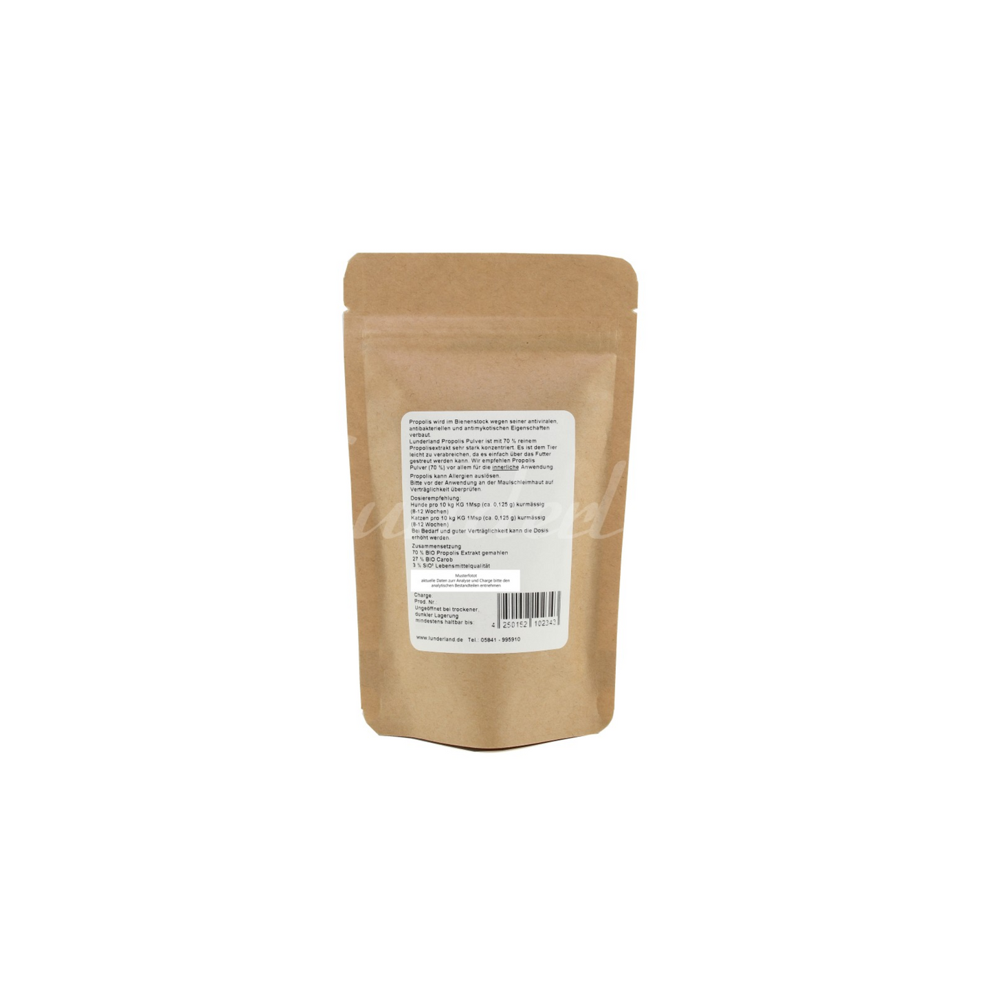 Lunderland Bio-Propolis 70 % natürliches Pulver für Hund & Katze