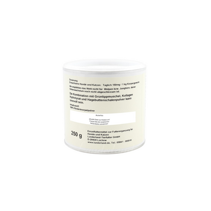 Lunderland Chondroitin Knorpelmehl – 100 % Rinderknorpel, gemahlen und ohne Zusätze