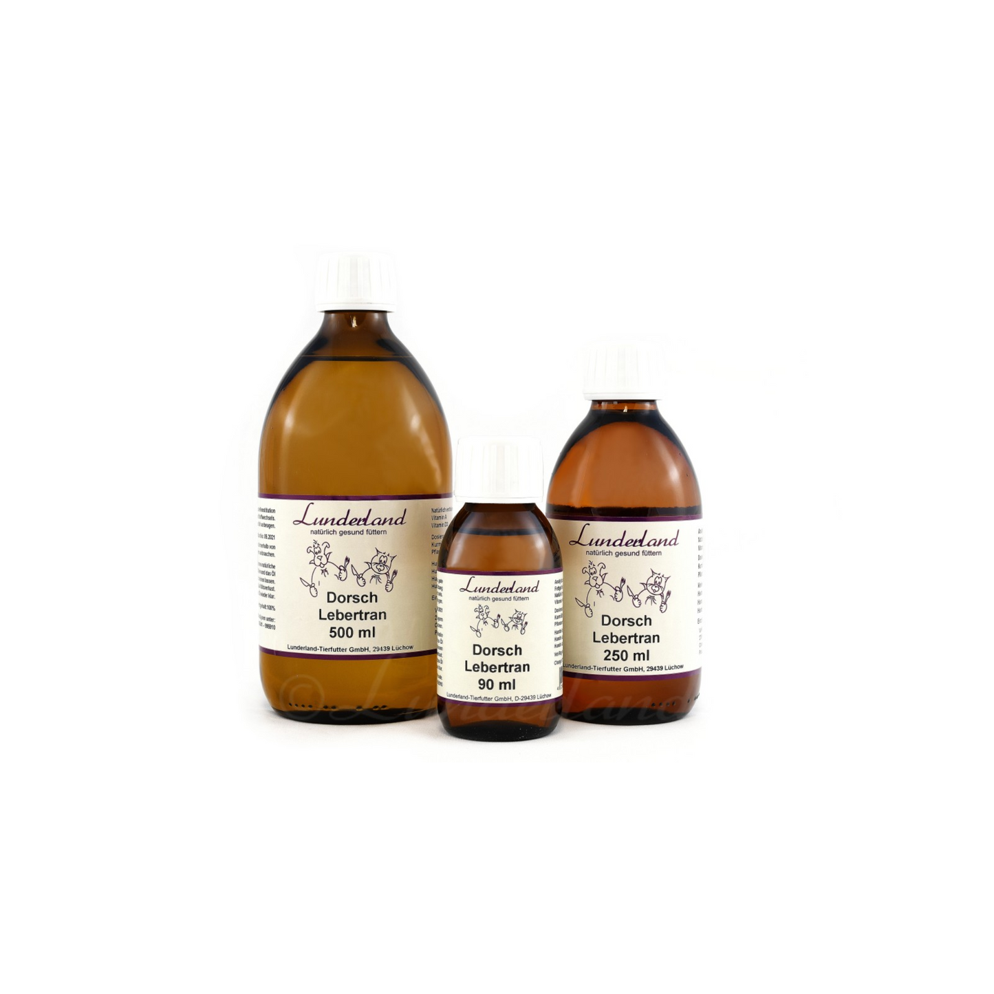 Lunderland Dorschlebertran – natürliche Quelle für Omega-3, Vitamin A & D