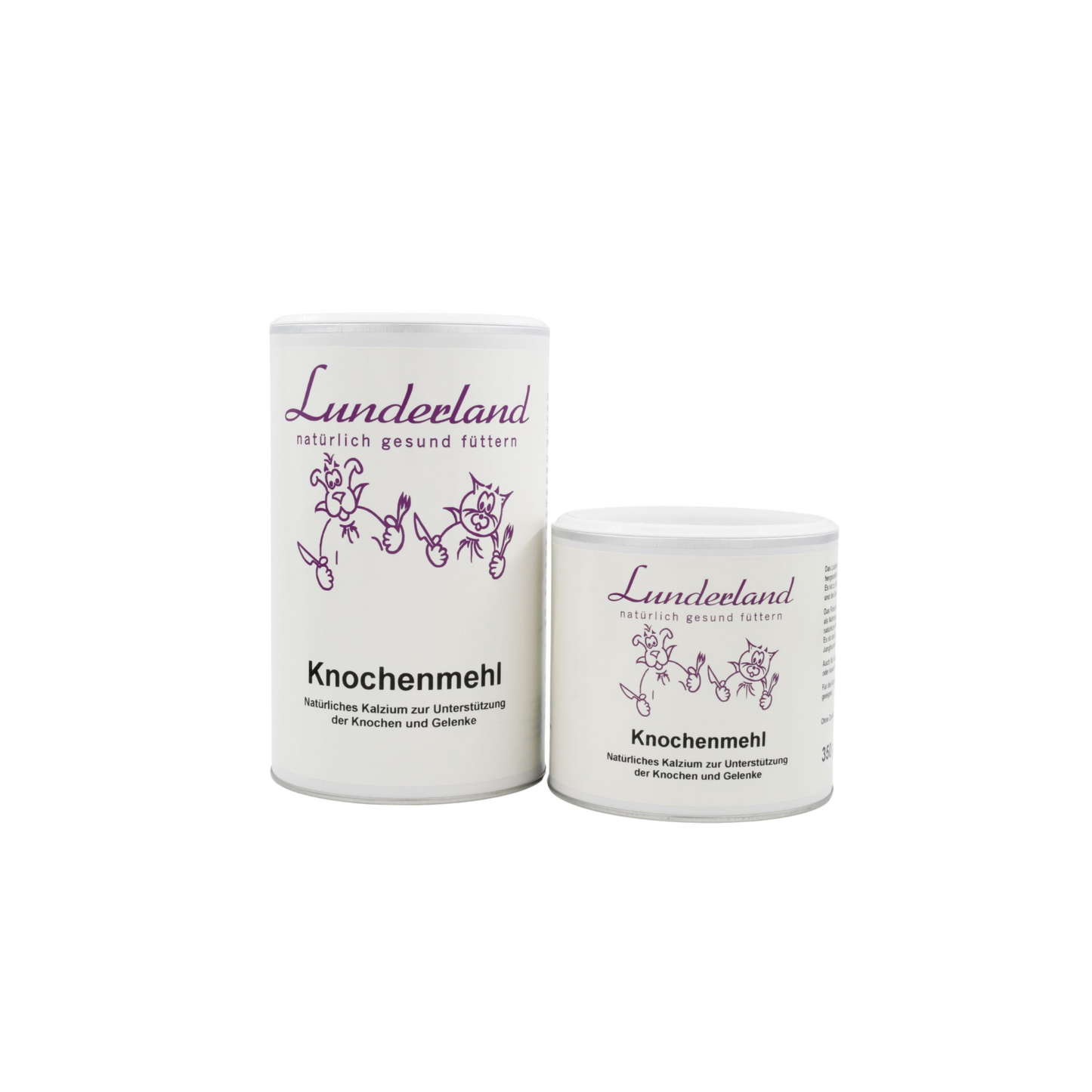 Lunderland Knochenmehl – 100 % Rinder-Fleischknochen, fein gemahlen & ohne Zusätze