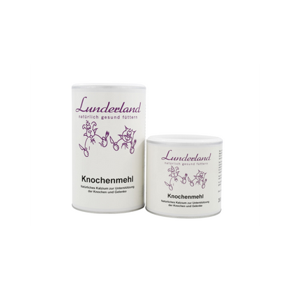 Lunderland Knochenmehl – 100 % Rinder-Fleischknochen, fein gemahlen & ohne Zusätze