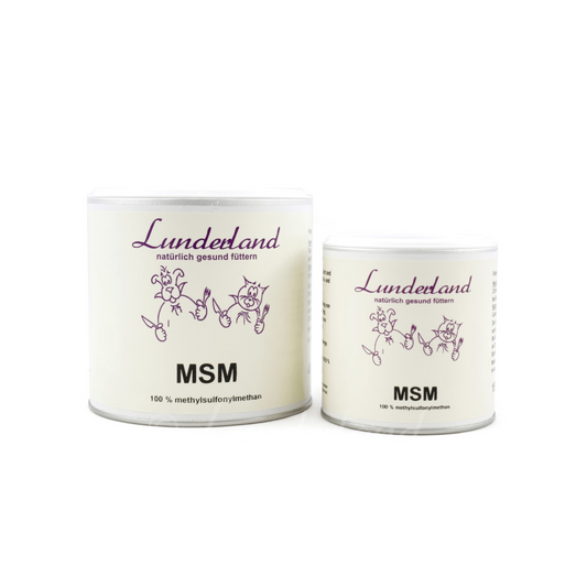 Lunderland MSM – reines Methylsulfonylmethan für Hunde & Katzen