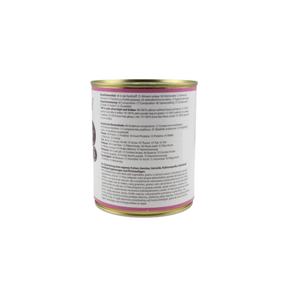 Lunderland Reinfleisch-Dose Lachs – 100 % Single-Protein aus Lachsfilet mit Haut