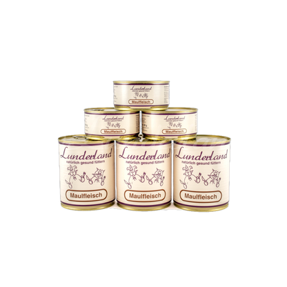 Lunderland Reinfleisch-Dose Maulfleisch – 100 % Single-Protein Rind, nährstoffreich & hoch verträglich
