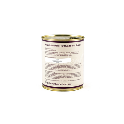 Lunderland Reinfleisch-Dose Maulfleisch – 100 % Single-Protein Rind, nährstoffreich & hoch verträglich