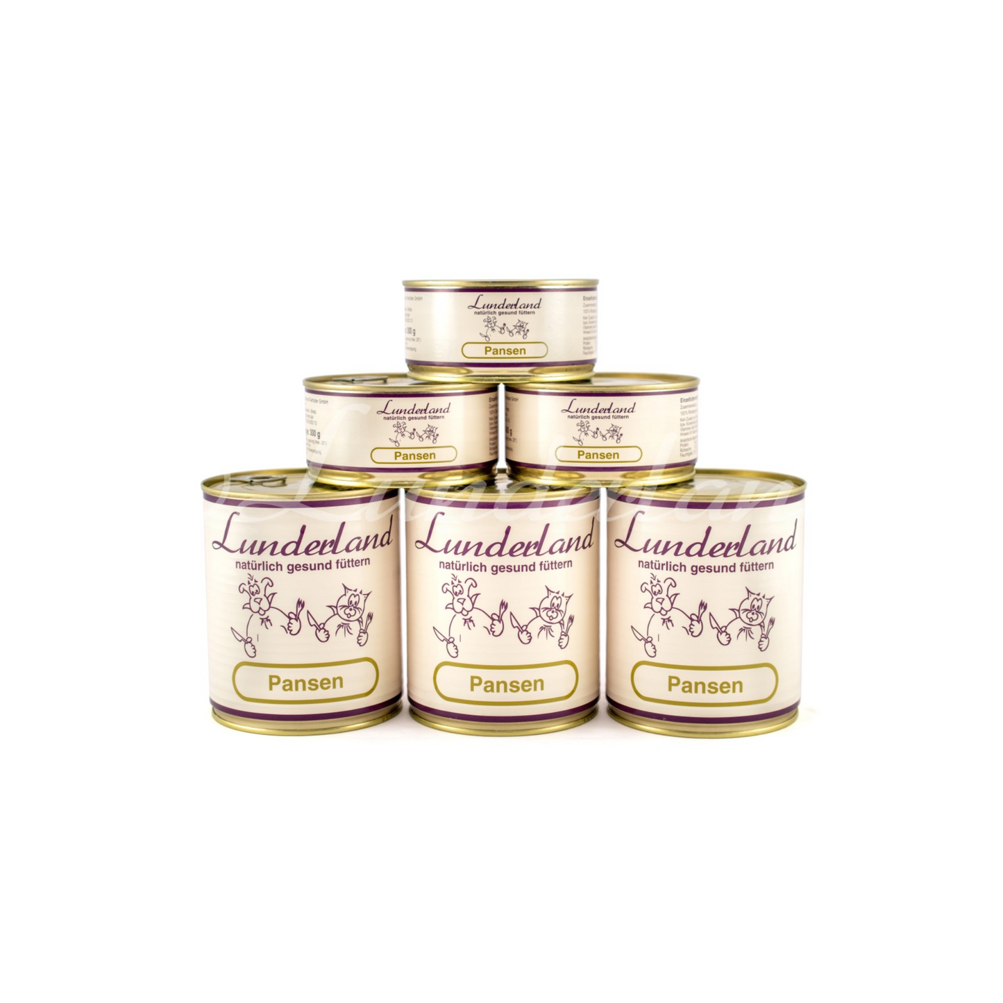 Lunderland Reinfleisch-Dose Pansen – 100 % Rinderpansen, naturrein & magenfreundlich