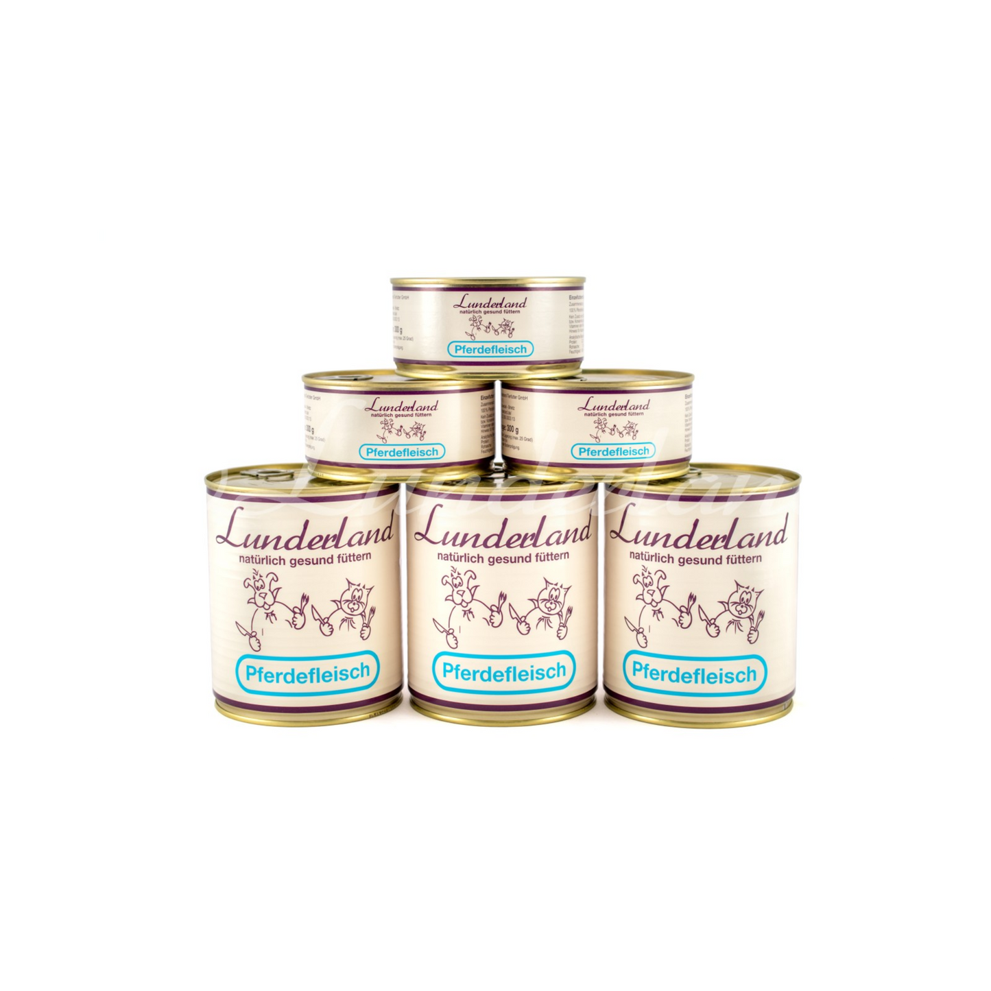 Lunderland Reinfleisch-Dose Pferd – 100 % Single-Protein, fettarm & hoch verträglich