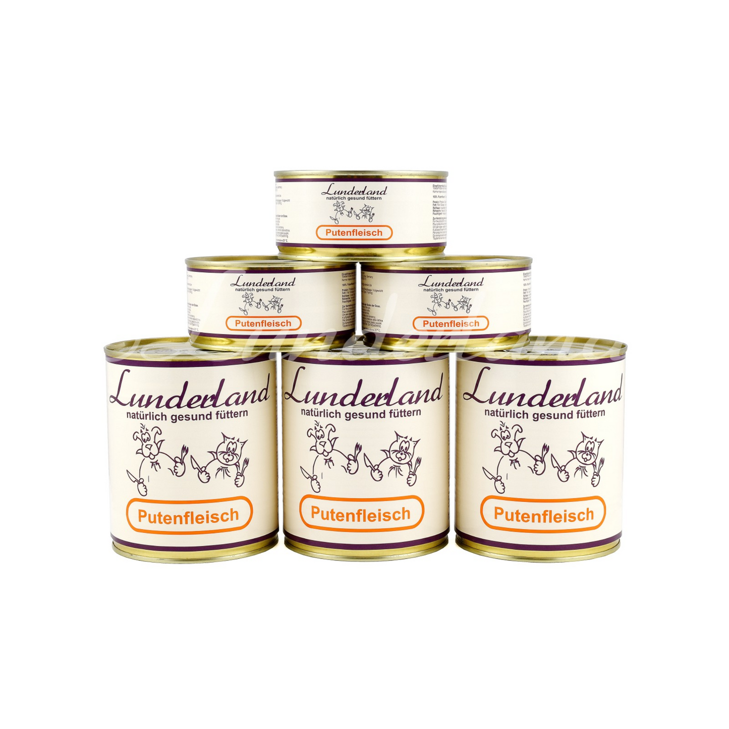 Lunderland Reinfleisch-Dose Pute – 100 % Single-Protein, magenschonend & fettarm