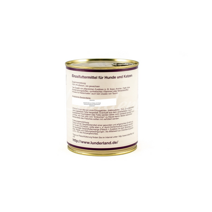 Lunderland Reinfleisch-Dose Rindfleisch (durchwachsen) – 100 % Single-Protein, energiereich & hoch verträglich