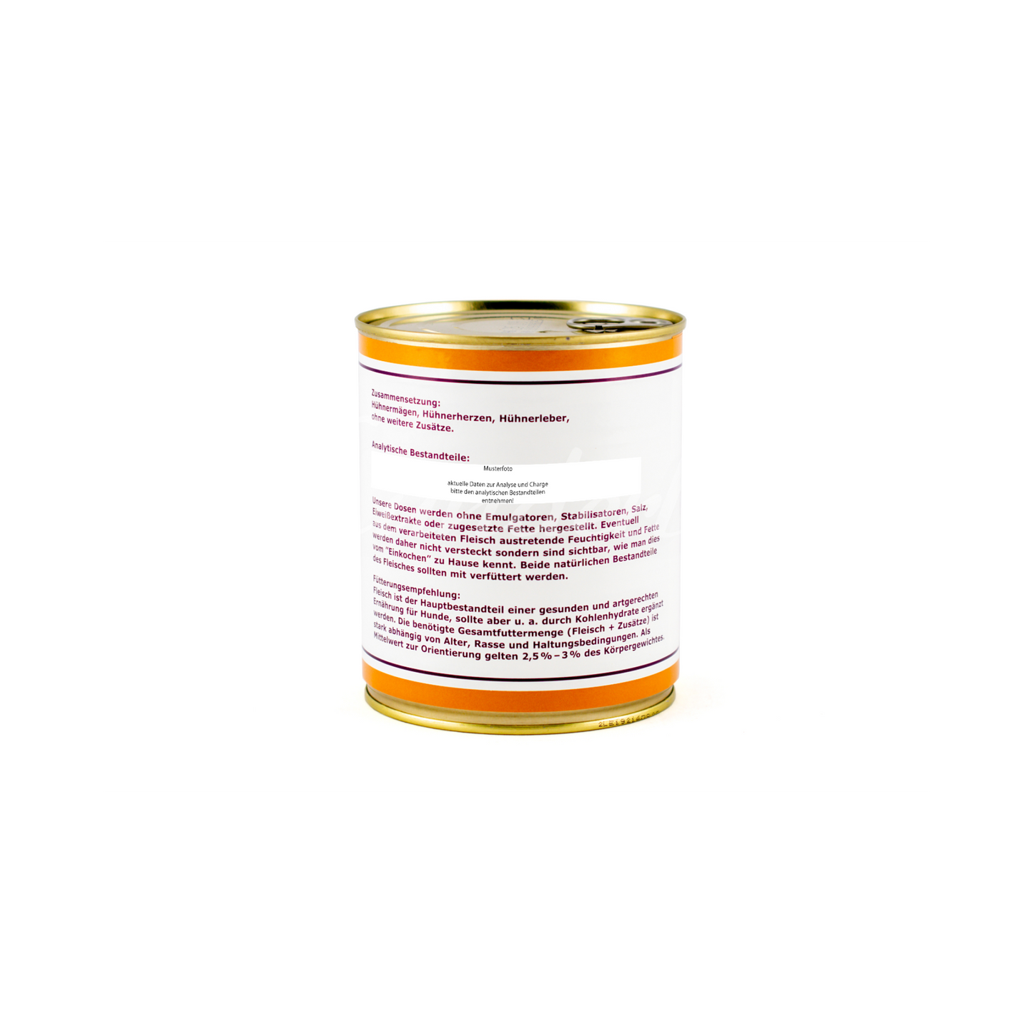 Lunderland Reinfleisch Hühner-Mix – 100 % Single-Protein Geflügel (Mägen/Herzen/Lebern)