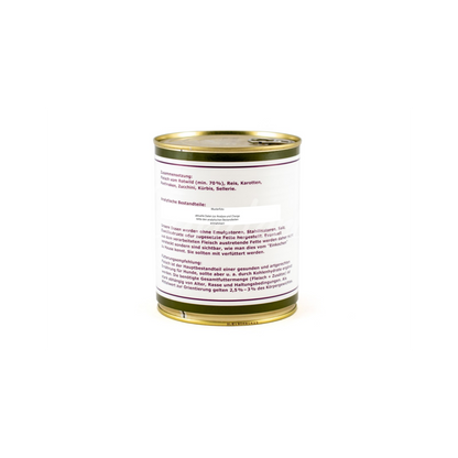 Lunderland Wild-Menü – Monoprotein Wild (70 %) mit Reis & Gemüse