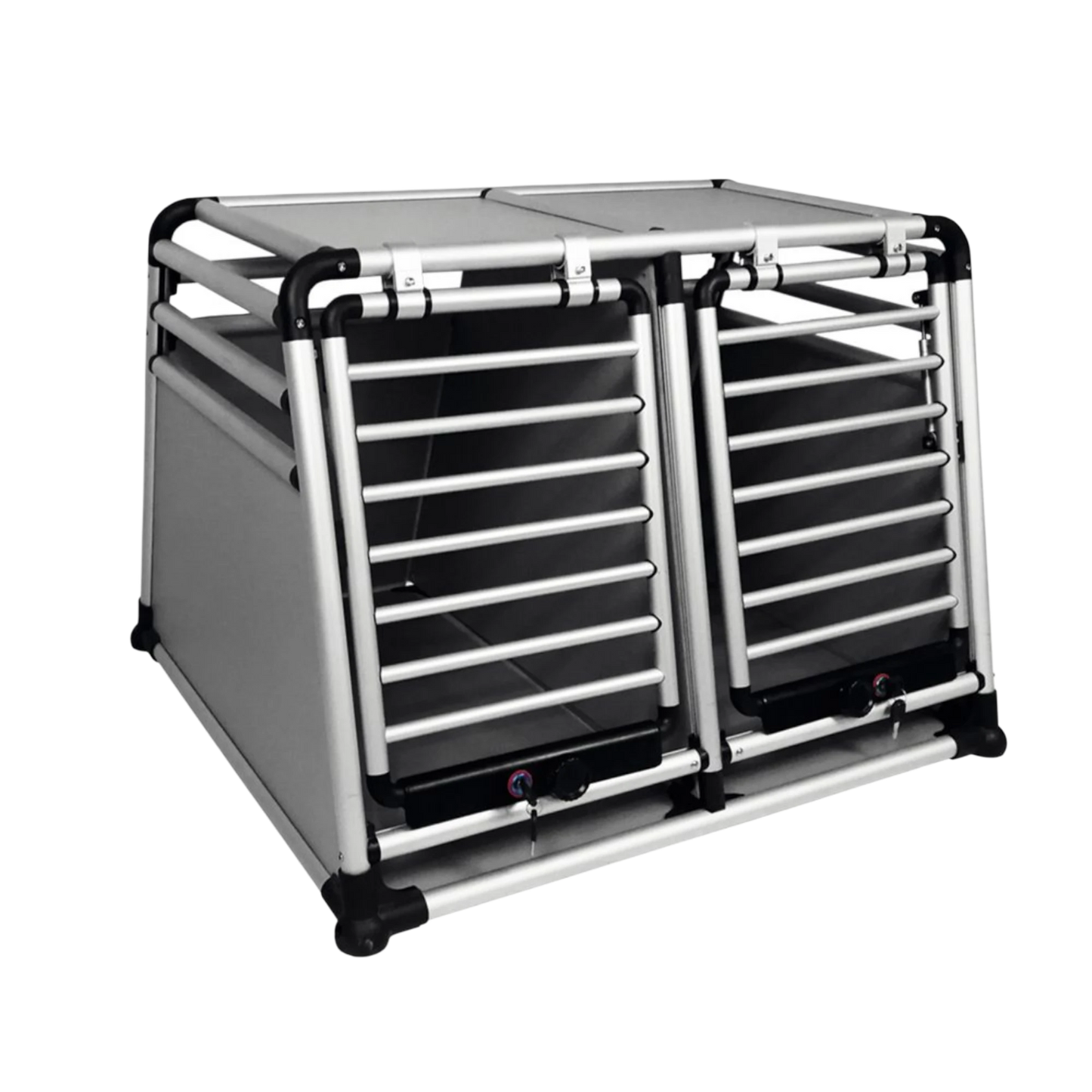 Luxuriöse Hundetransportbox mit Doppeltür