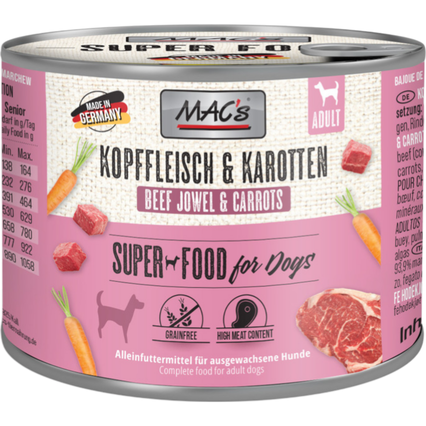 MAC’s Dog – Kopffleisch & Karotten