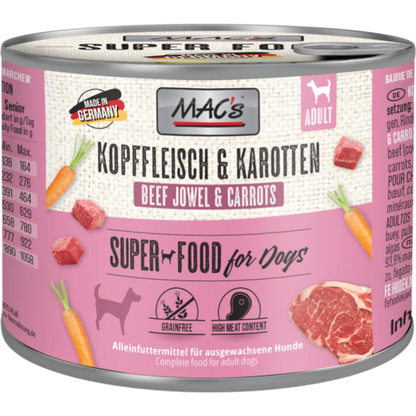 MAC’s Dog – Kopffleisch & Karotten