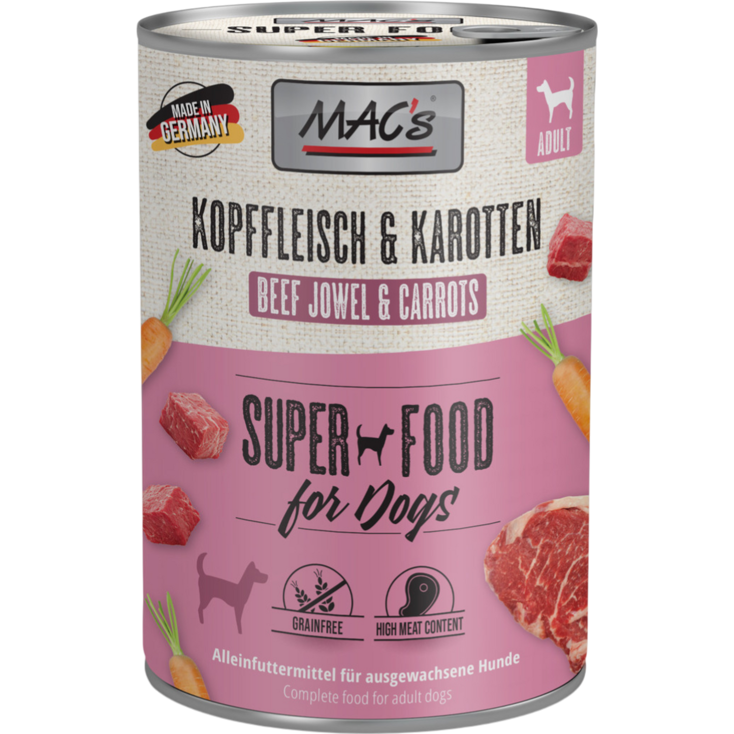 MAC’s Dog – Kopffleisch & Karotten
