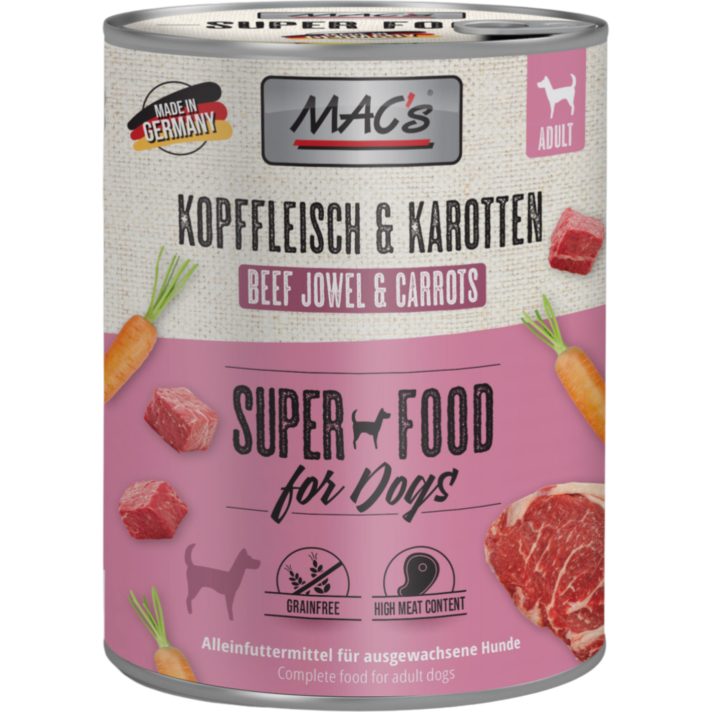 MAC’s Dog – Kopffleisch & Karotten