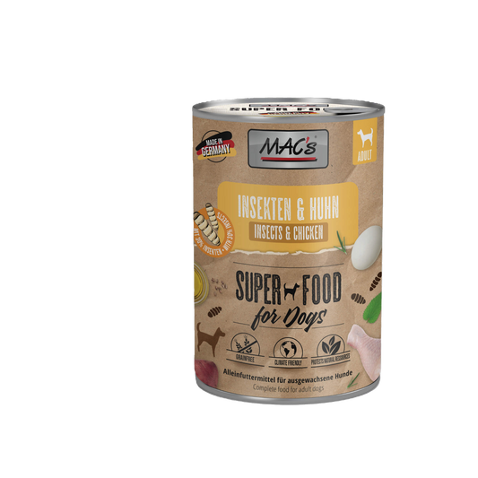 MAC’s Dog Insekten & Huhn – Super Food für eine gesunde Ernährung