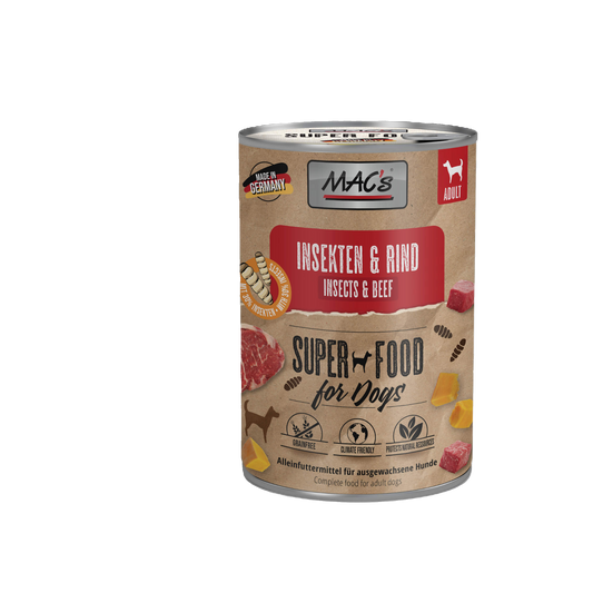 MAC’s Dog Insekten & Rind – Super Food für eine gesunde Ernährung