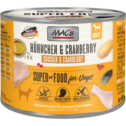 MAC’s Dog – Hühnchen & Cranberry