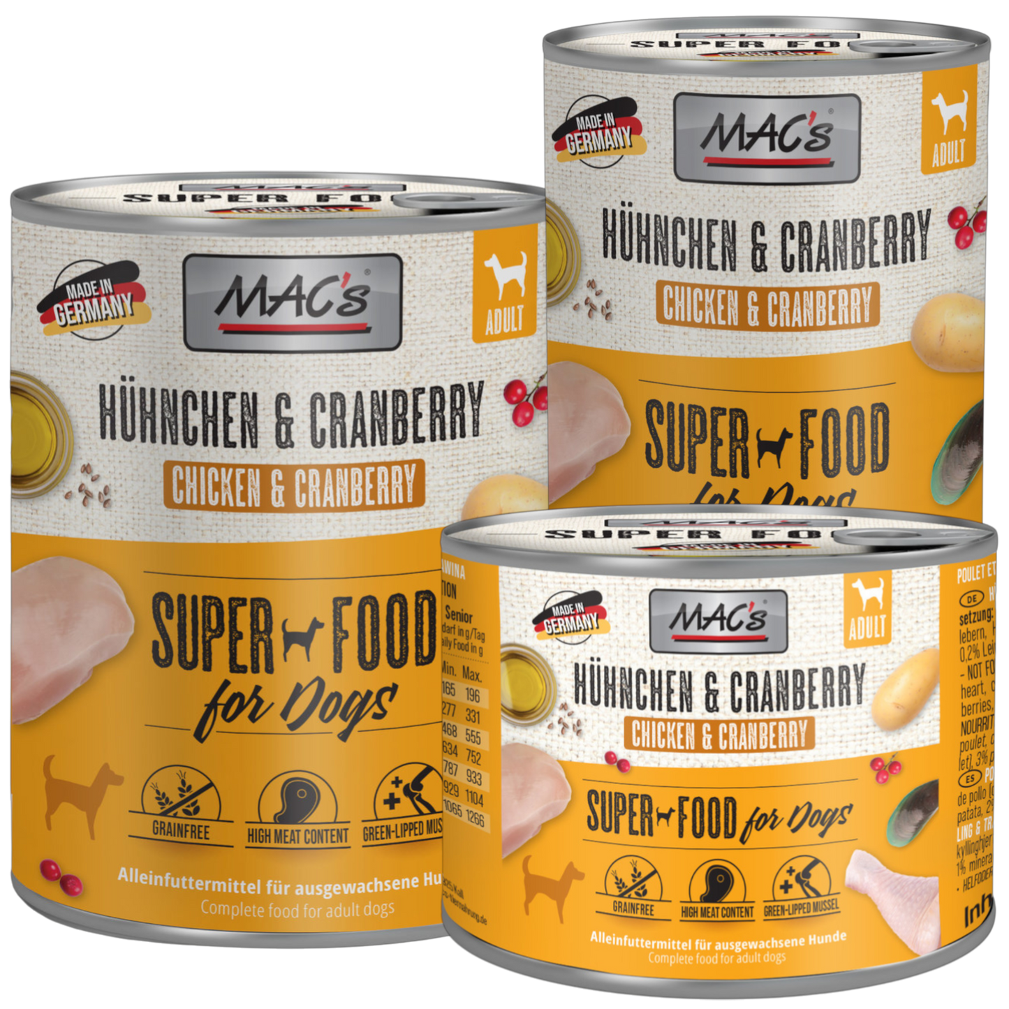 MAC’s Dog – Hühnchen & Cranberry