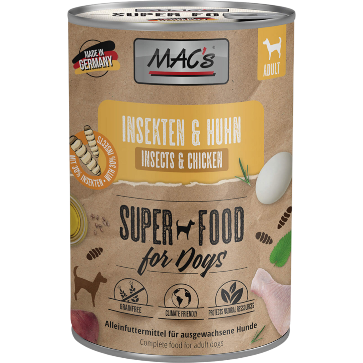 MAC’s Dog – Insekten & Huhn