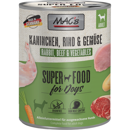 MAC’s Dog – Kaninchen, Rind & Gemüse