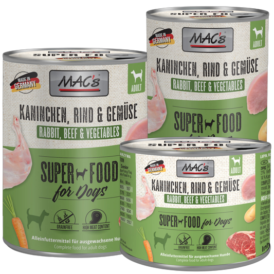 MAC’s Dog – Kaninchen, Rind & Gemüse