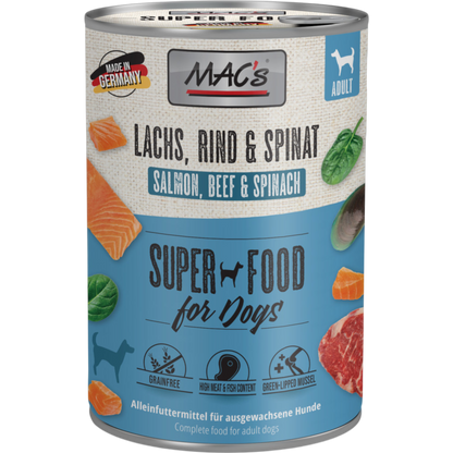 MAC’s Dog – Lachs, Rind & Spinat