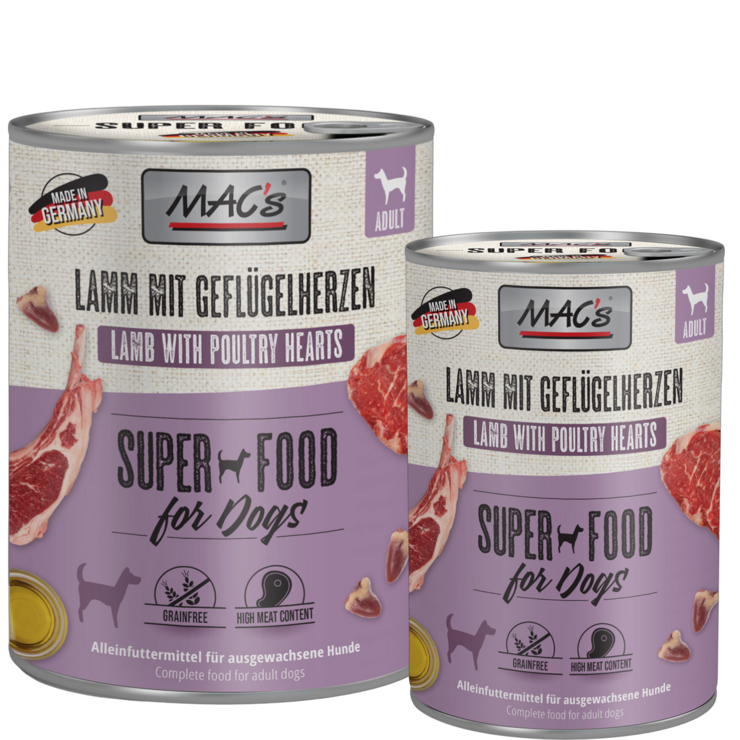 MAC’s Dog – Lamm mit Geflügelherzen