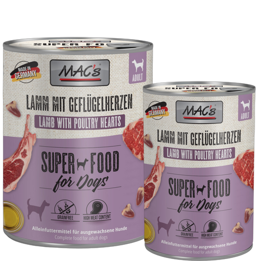 MAC’s Dog – Lamm mit Geflügelherzen