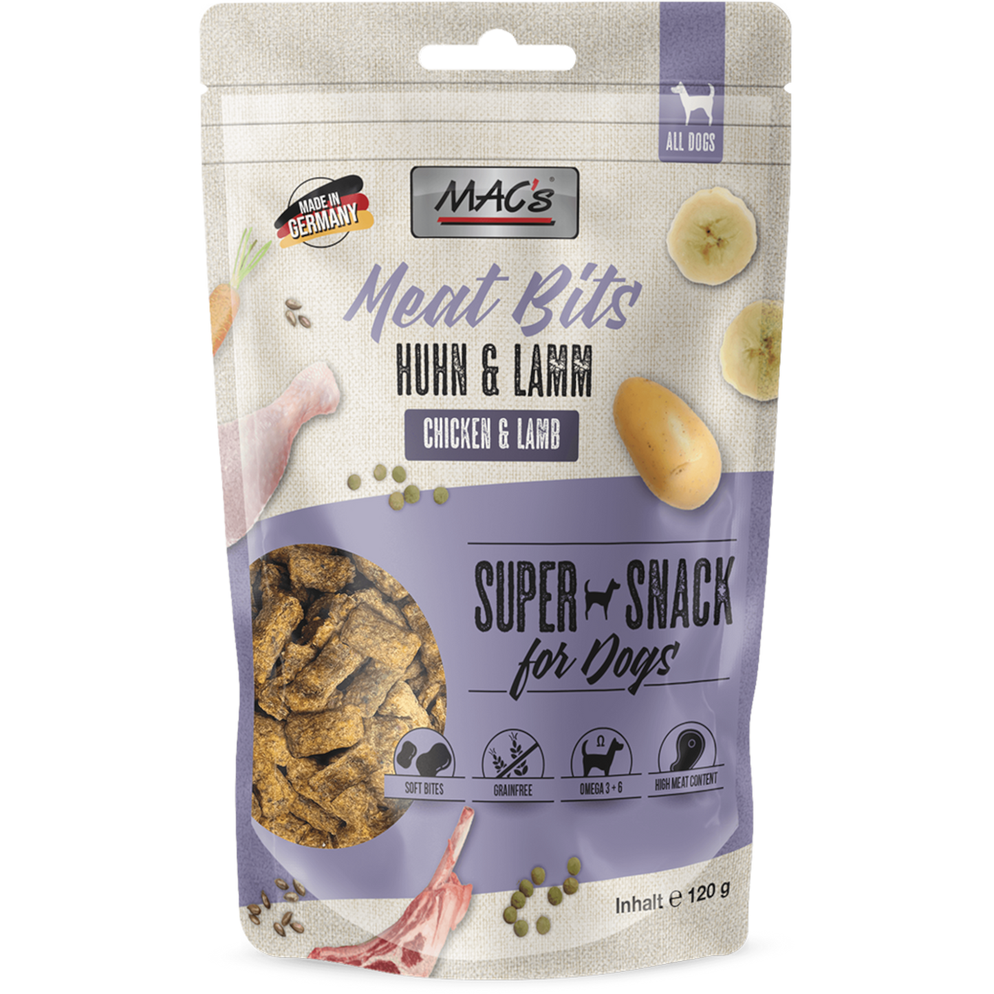 MAC’s Dog – Meat Bits Huhn & Lamm