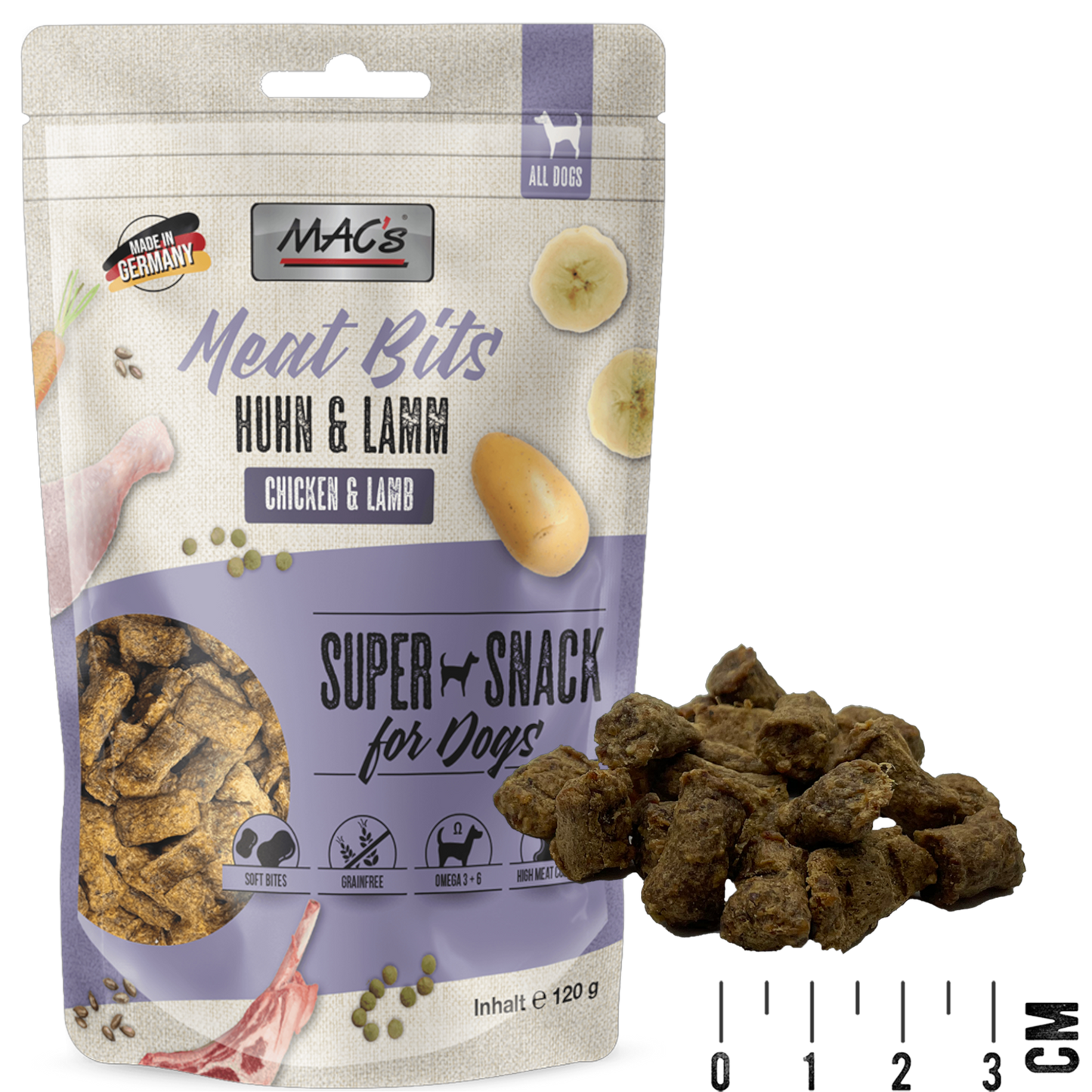 MAC’s Dog – Meat Bits Huhn & Lamm