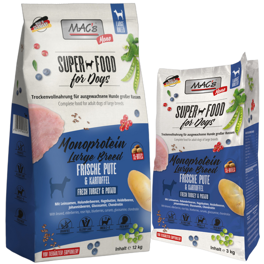 MAC’s Dog – Mono Large Breed Frische Pute & Kartoffel