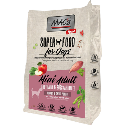 MAC’s Dog – Mono Mini Adult Frischer Truthahn & Süßkartoffel