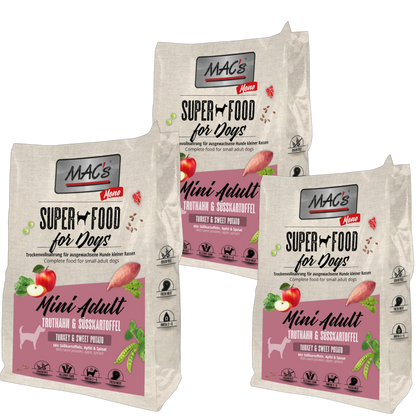 MAC’s Dog – Mono Mini Adult Frischer Truthahn & Süßkartoffel