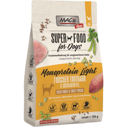 MAC’s Dog – Mono Senior-Light Frischer Truthahn & Süßkartoffel