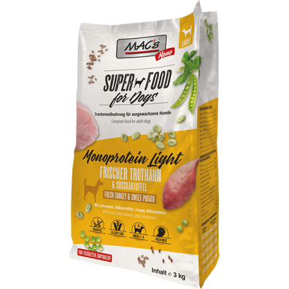 MAC’s Dog – Mono Senior-Light Frischer Truthahn & Süßkartoffel